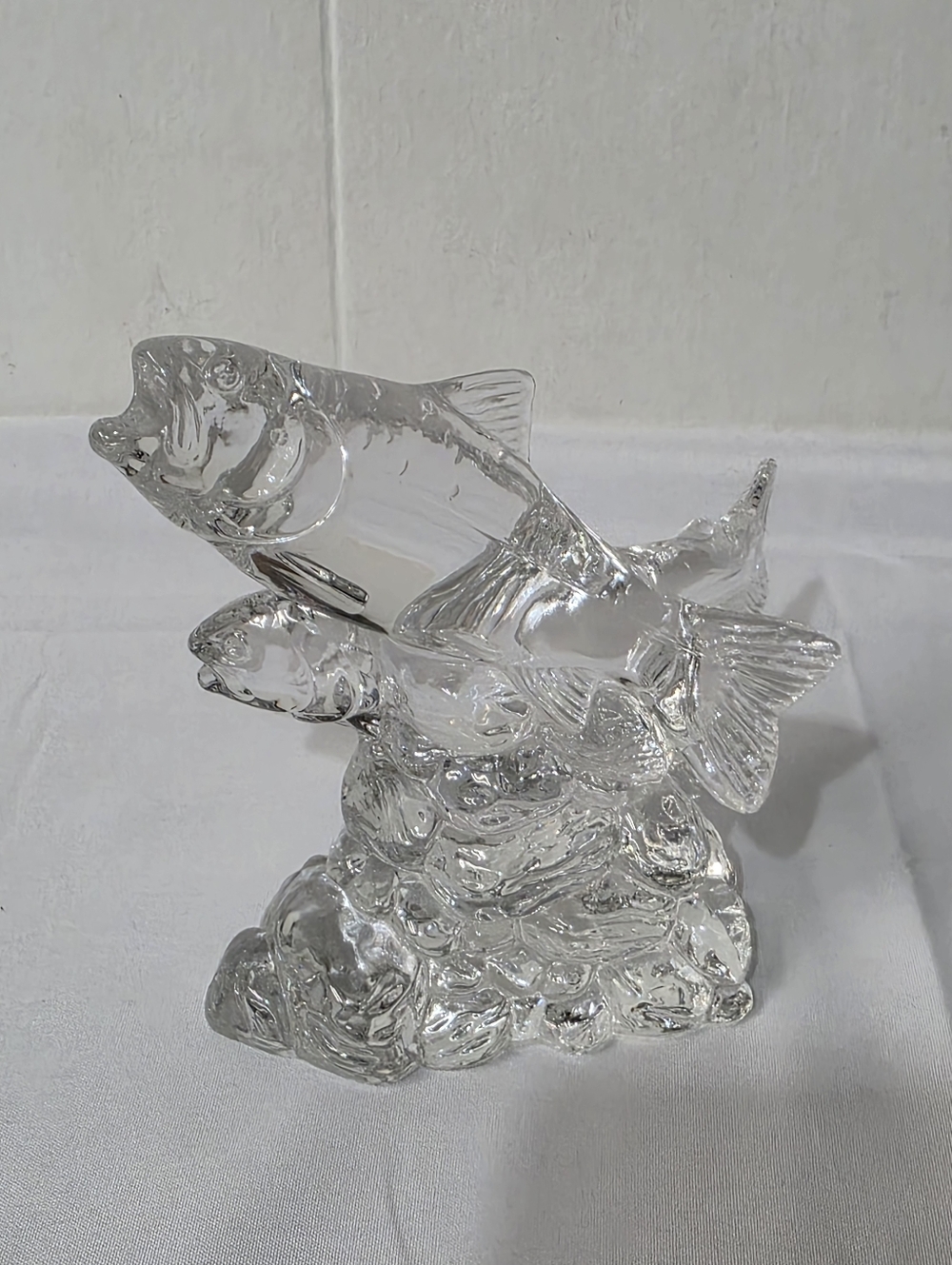 Princess House Wonders Of The World 24% Lead Crystal Wild Trout Figurine